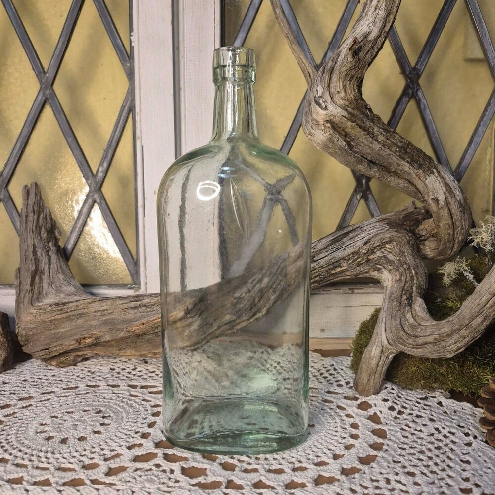 C.S & Co 1892-1913 Antique Clear Glass Bottle - Picture 2 of 13